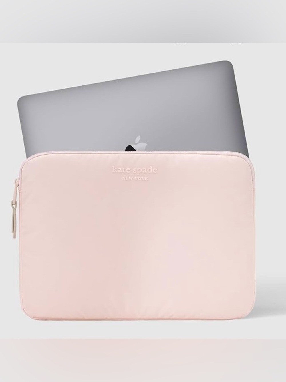 kate spade new york Chalk Pink Puffer Sleeve Laptop Sleeve For 13”/14”Laptop NEW